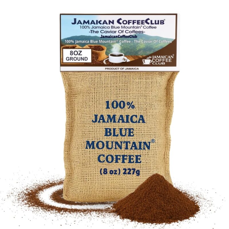 JAMAICA BLUE MOUNTAIN COFFEE 8 oz Roasted & Ground